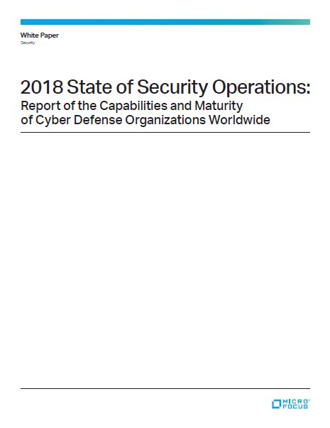 state of secops 2018 cover - State of Security Operations Report