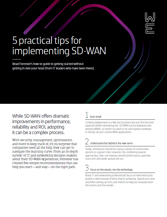 5 Practical Tips Cover - 5 practical tips for implementing SD-WAN