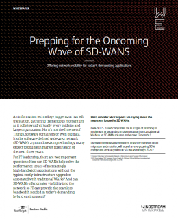 Prepping for the Oncoming Wave of SD WANS Cover 260x320 - Prepping for the Oncoming Wave of SD-WANS