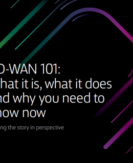 SD WAN 101 Cover 260x320 - SD-WAN 101: What it is, what it does and why you need to know now