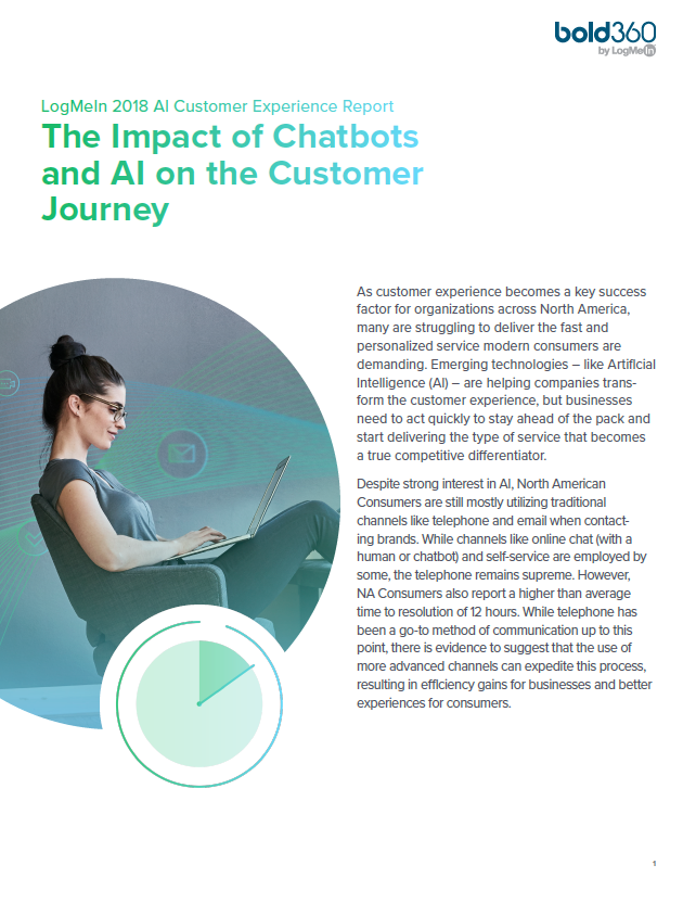 The Impact of Chatbots and AI on the Customer Journey cover - The Impact of Chatbots and AI on the Customer Journey