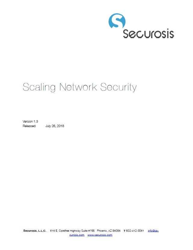 securosis scaling network security cover - Securosis Report: Scaling Network Security