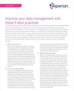 5 best practices to improve your data management
