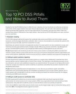 Top 10 PCI DSS Compliance Pitfalls and How to Avoid Them