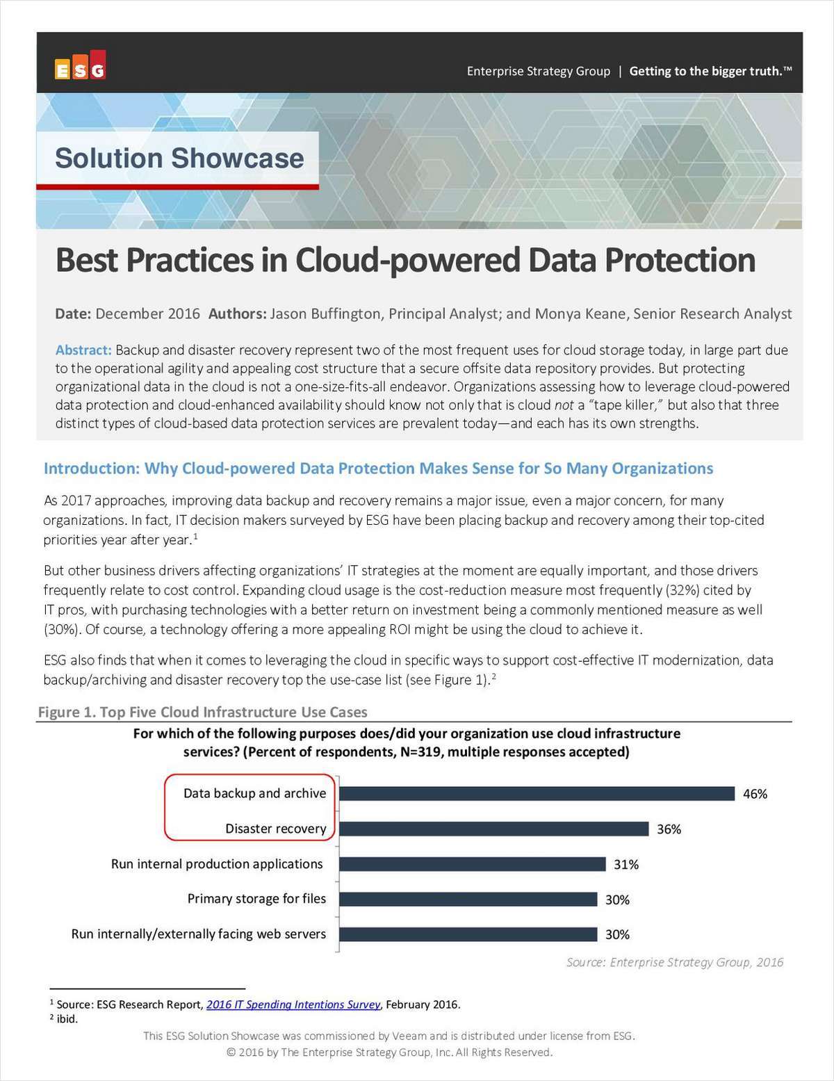 Best Practices in Cloud-powered Data Protection