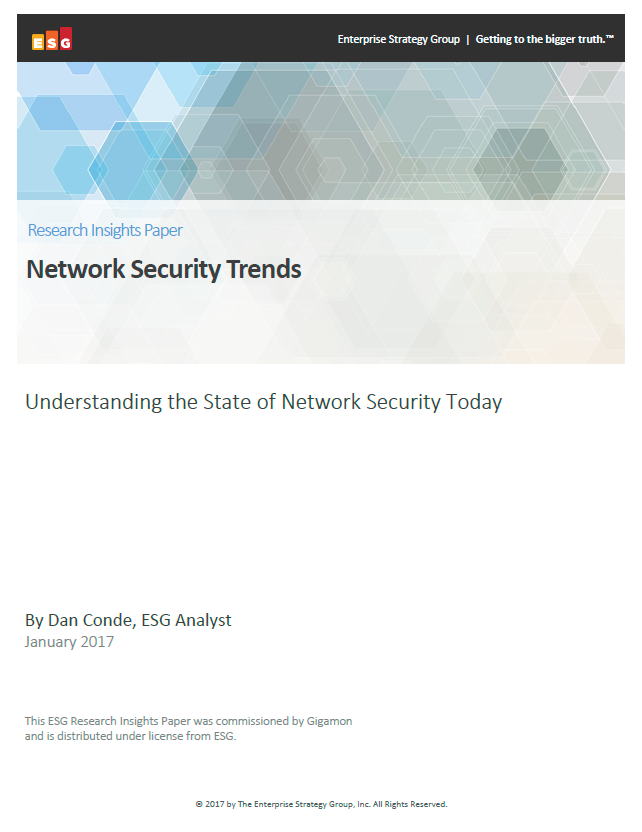 wp esg research insights gigamon state of network security cover - ESG Research Report
