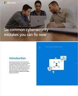 Six Common Cybersecurity Mistakes You Can Fix Now