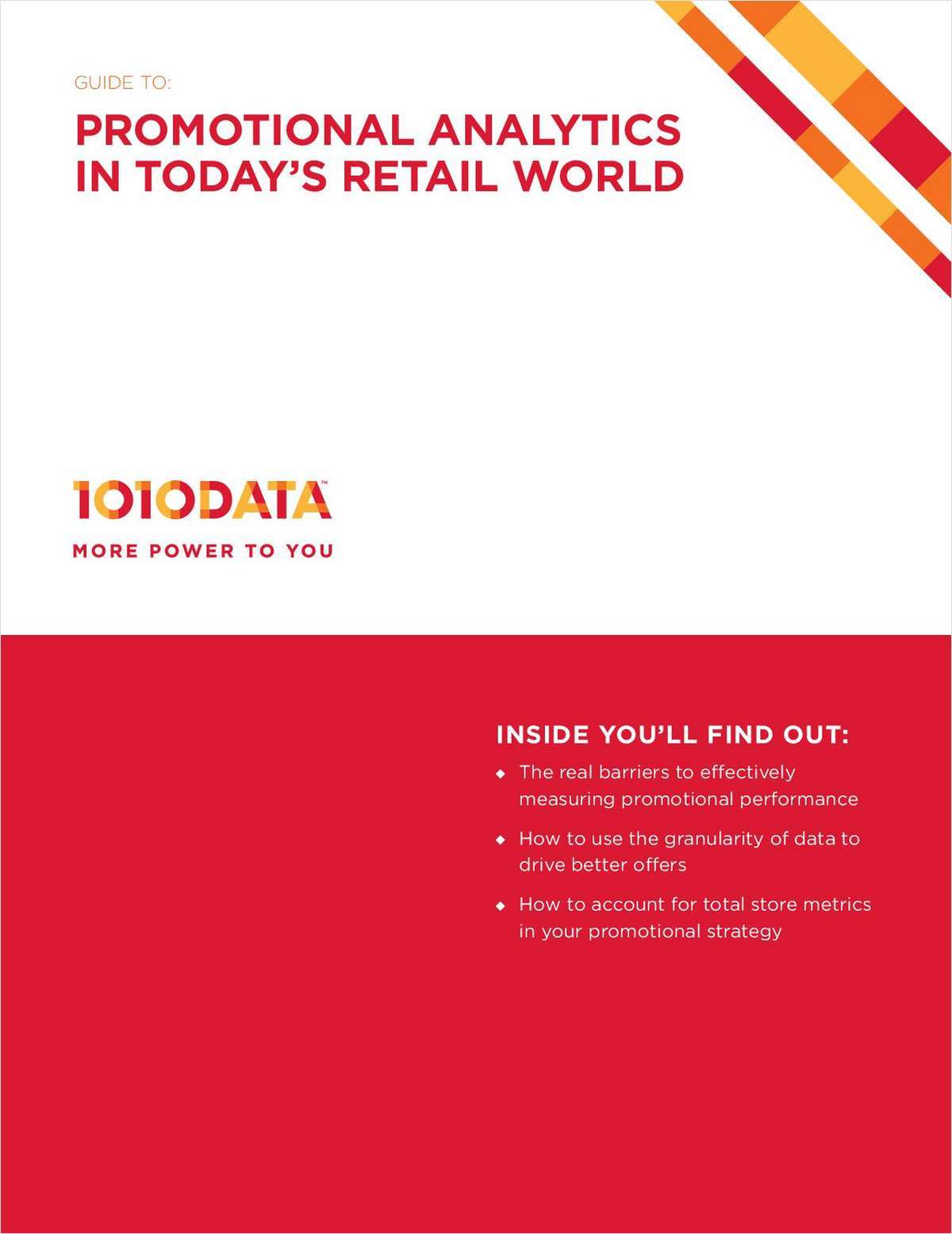 Promotional Analytics in Today's Retail World