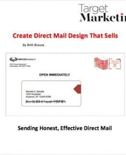 Create Direct Mail Design That Sells