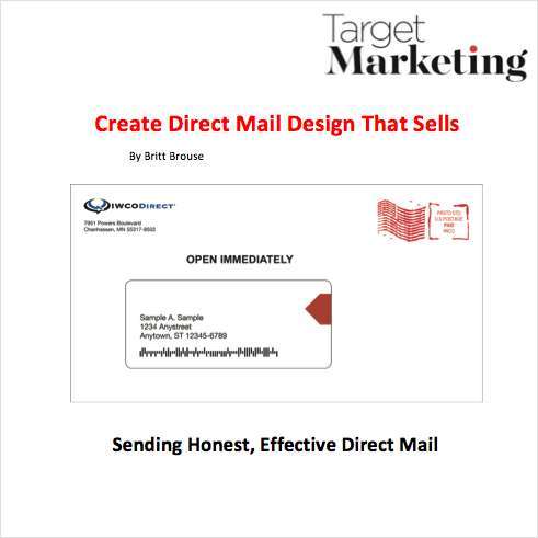 Create Direct Mail Design That Sells