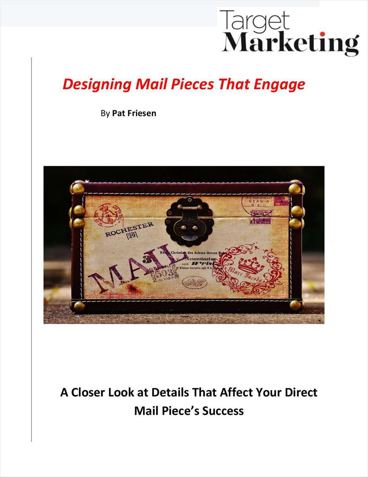 Designing Mail Pieces That Engage