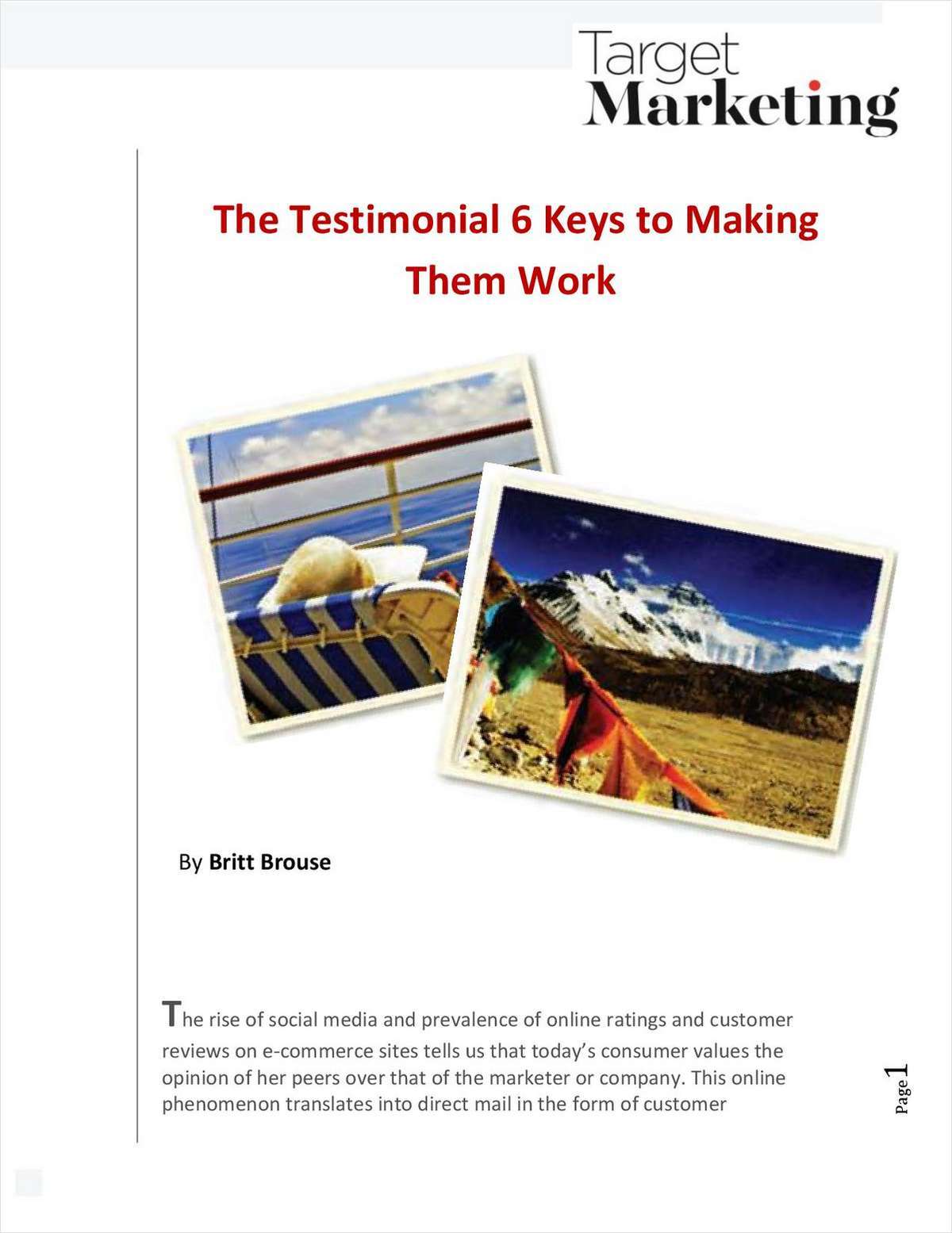 The Testimonial: 6 Keys to Making Them Work