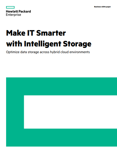 4 4 - Make IT Smarter with Intelligent Storage