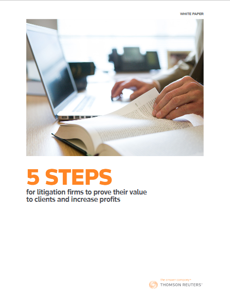 Screenshot 2019 02 27 5 steps to Prove Value pdf - 5 steps for litigation firms to prove their value to clients and increase profits