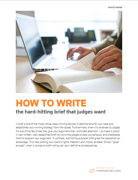 Screenshot 2019 02 27 How to Write a Hard Hitting Brief pdf - How to write the hard-hitting brief that judges want