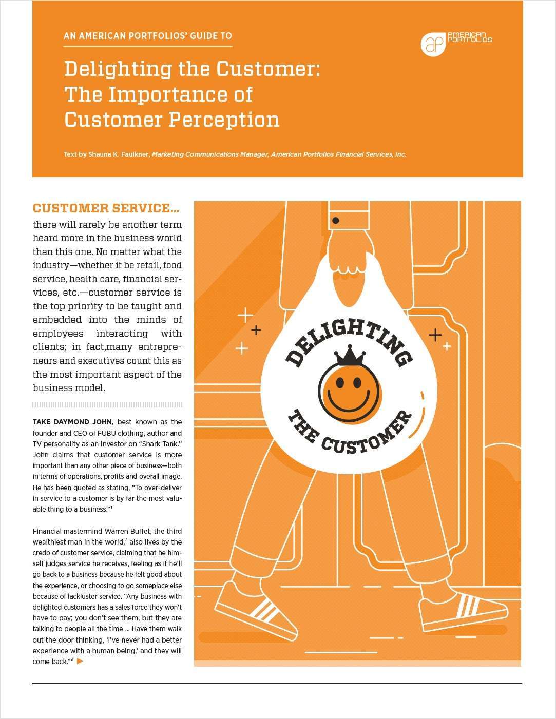 Delighting the Customer: The Importance of Customer Perception