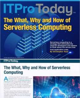 The What, Why and How of Serverless Computing
