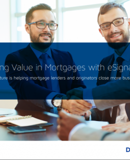 as 260x320 - Realizing Value in Mortgages with eSignature