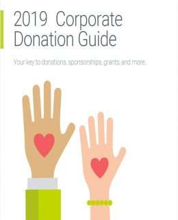 2019 Corporate Donation Guide