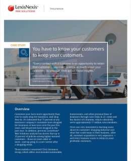 Case Study: You Have To Know Your Customers To Keep Your Customers