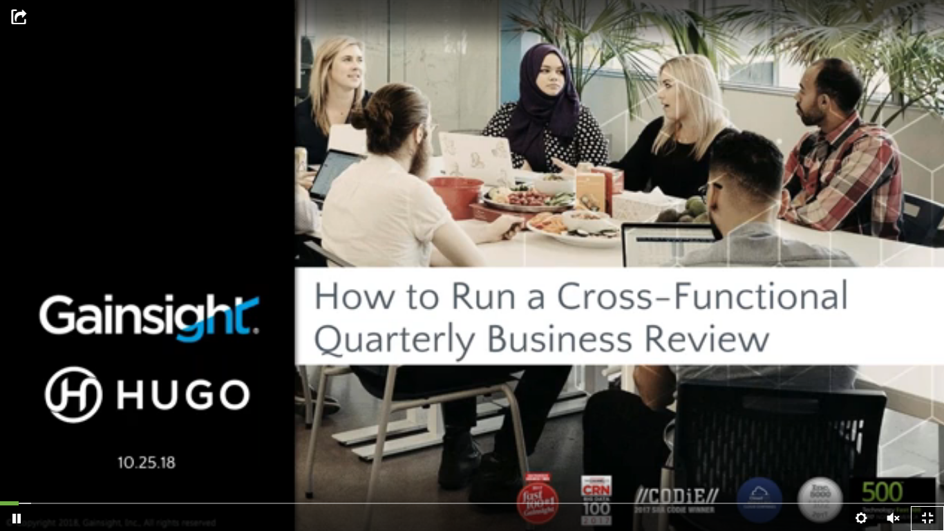 1 - How to Run a Cross Functional Quarterly Business Review