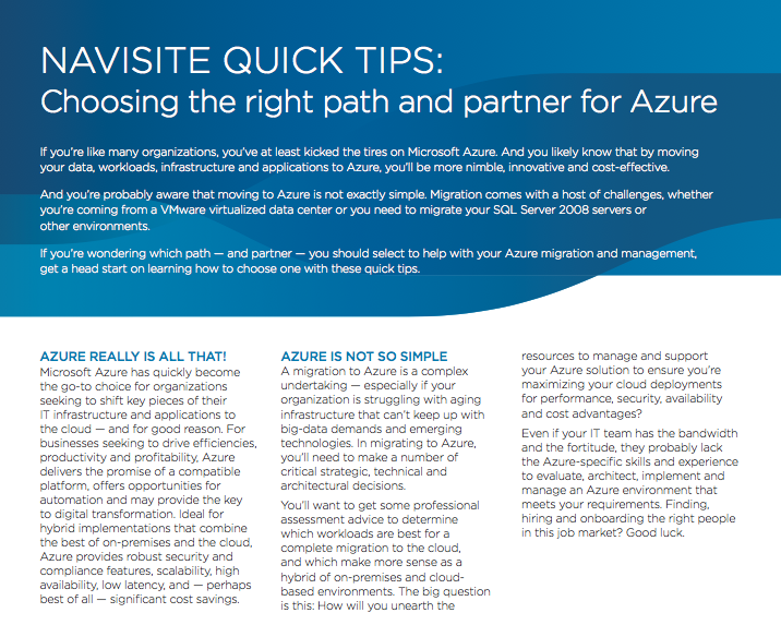 Screen Shot 2019 04 11 at 9.20.26 PM - NAVISITE QUICK TIPS: Choosing the right path and partner for Azure