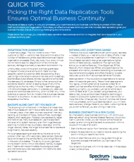 Screenshot 2019 04 12 QuickTips Biz Continuity FINAL pdf 190x230 - Picking the Right Data Replication Tools  Ensures Optimal Business Continuity