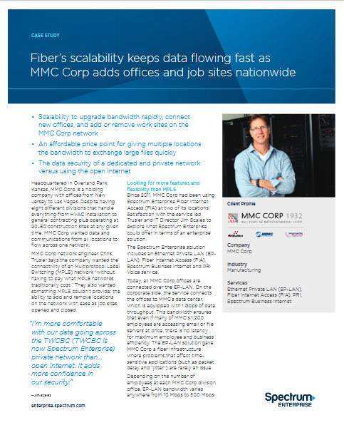 Screenshot 2019 04 12 SE FI CS003 MMC indd MMC Case Study Final pdf - Case Study: Fiber’s scalability keeps data flowing fast as MMC Corp adds offices and job sites nationwide