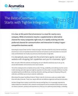 The Best eCommerce Starts with Tighter Integration