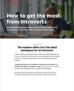 How to Get the Most From Introverts
