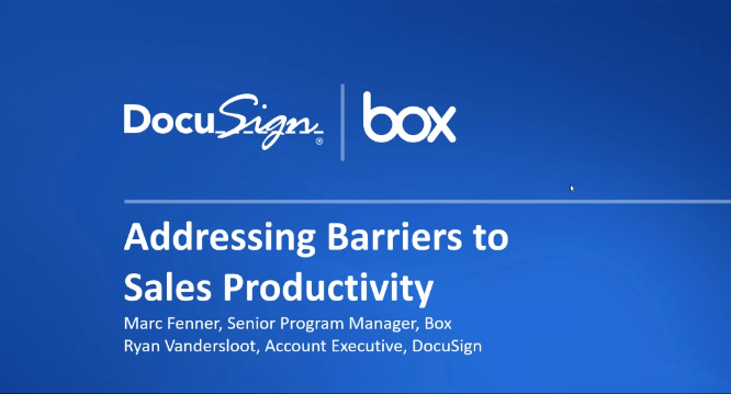v2 - Addressing Barriers to Sales Productivity