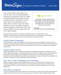 4 2 260x320 - DocuSign for Healthcare Providers Industry Brief