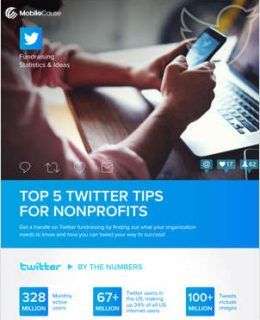 Top 5 Twitter Tips for Nonprofits Infographic