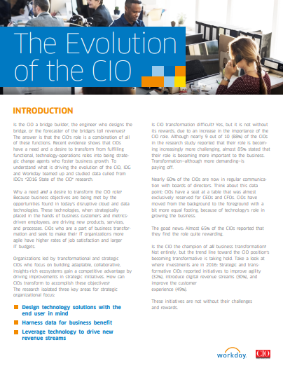 CIO of the Future - CIO of the Future