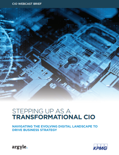 Stepping Up as a Transformational CIO - Stepping Up as a Transformational CIO
