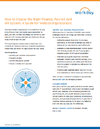 me buyers guide binder1 - The Complete Buyer's Guide to Choosing the Right Finance, Payroll and HR System