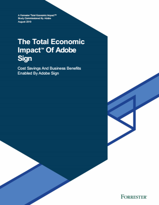 1 1 - The Total Economic Impact of Adobe Sign