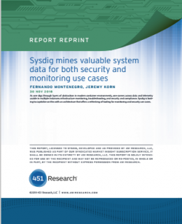 1 4 260x320 - 451 Research Report: Sysdig mines valuable system data for both security and monitoring use cases