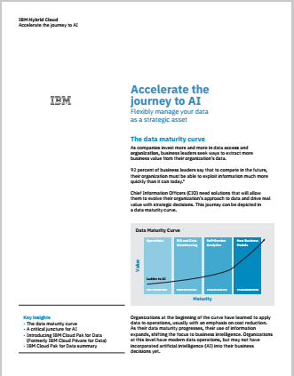 4 - Accelerate the journey to AI: Flexibly manage your data as a strategic asset
