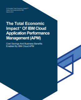 total economic impact of ibm cloud application performance management apm 40014740USEN 260x320 - The Total Economic Impact of IBM Cloud Application Performance Management
