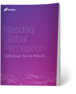 2742 Q19 3d eBook Image Perception Study CS 260x320 - Nasdaq Global Perception 3Q19 Issuer Survey Results