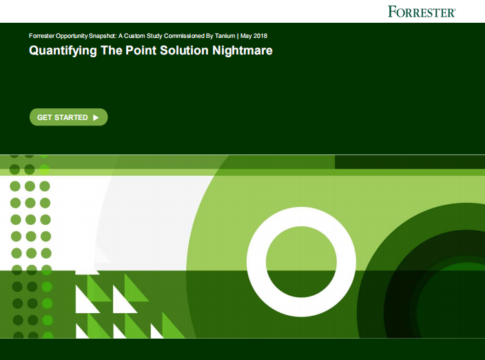 Quantifying The Point Solution Nightmare Edited - Forrester Study: Quantifying the Point Solution Nightmare