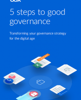 5 steps to good 260x320 - Transform your governance strategy for the digital age