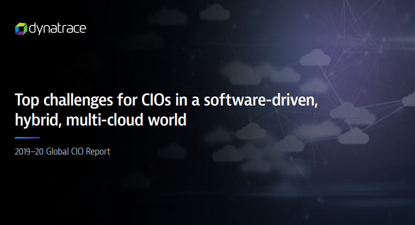 top challenge - Top challenges for CIOs in a software-driven, hybrid, multi-cloud world 2020