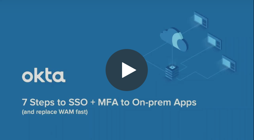 7 Steps to SSO MFA Webinar Cover - 7 Steps to SSO + MFA to On-Prem Apps