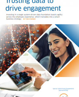 trusting data to drive engagement 260x320 - Using Data to Deliver a Better Employee Experience