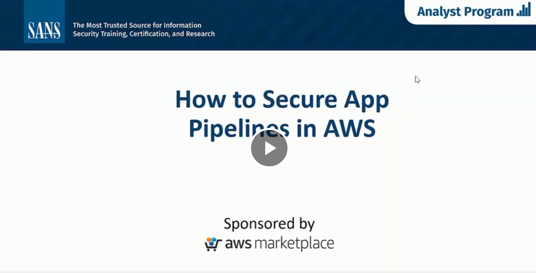 video 1 - How to secure app pipelines