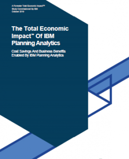1 12 260x320 - Forrester Total Economic Impact(tm) of IBM Planning Analytics