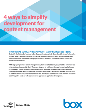 11 - 4 Ways to Simplify Development for Content Management