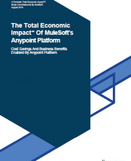 3 6 260x320 - Forrester TEI finds 445% ROI with Anypoint Platform